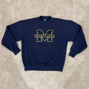 Vintage Jansport Michigan Crewneck Sweatshirt University Of Michigan Size 2XL